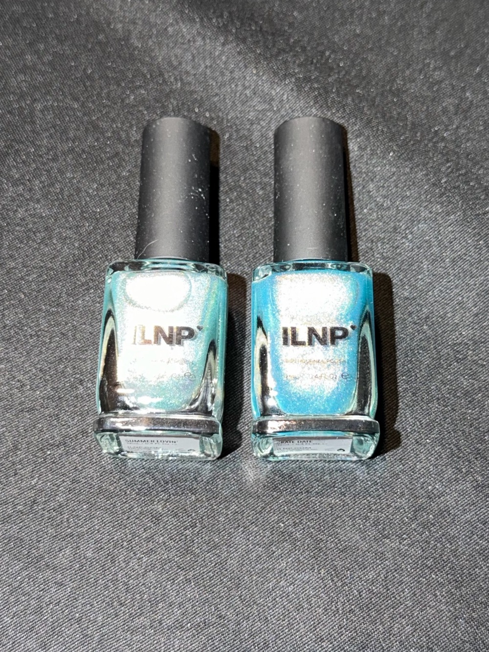 ILNP Shimmer Nail Polish DUO - SUMMER LOVIN’, SKATE DATE - used once
